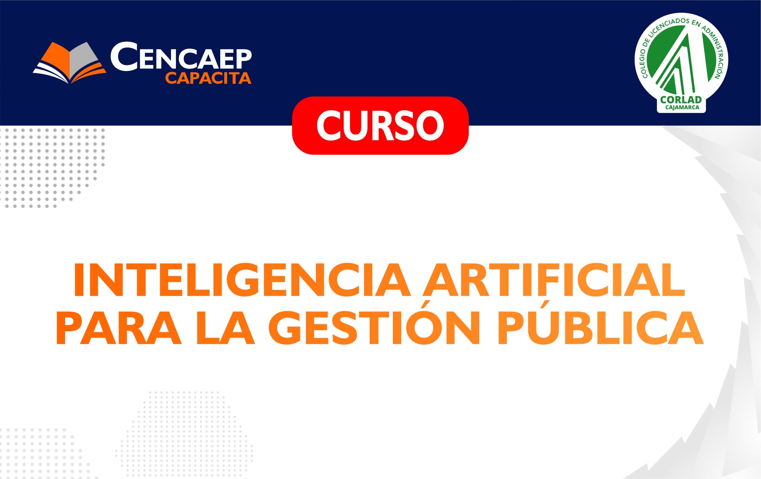 Curso en “Inteligencia Artificial para la Gestión Pública”
