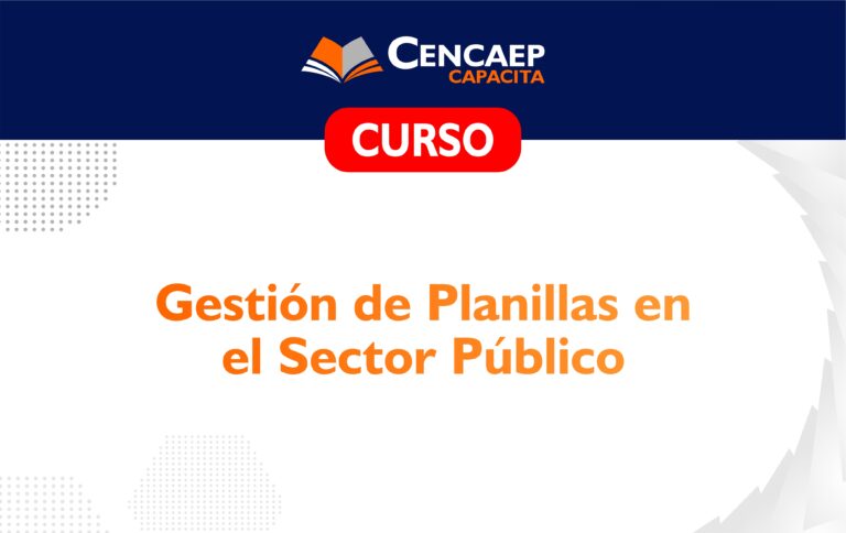 CURSO: Gestión de Planillas en el Sector Público