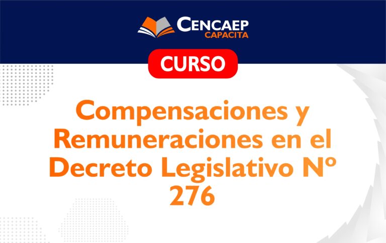 CURSO: Compensaciones y Remuneraciones en el Régimen del Decreto Legislativo 276