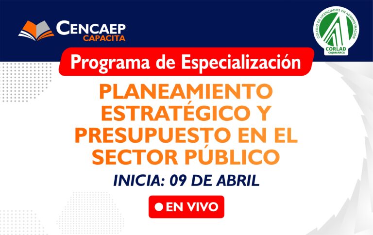 PROGRAMA: Planeamiento Estratégico y Presupuesto en el Sector Público