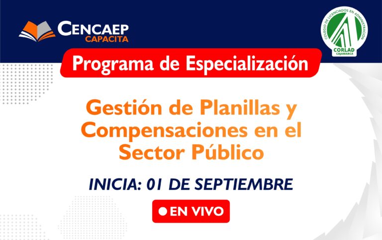 PROGRAMA: “Gestión de Planillas y Compensaciones en el Sector Público»
